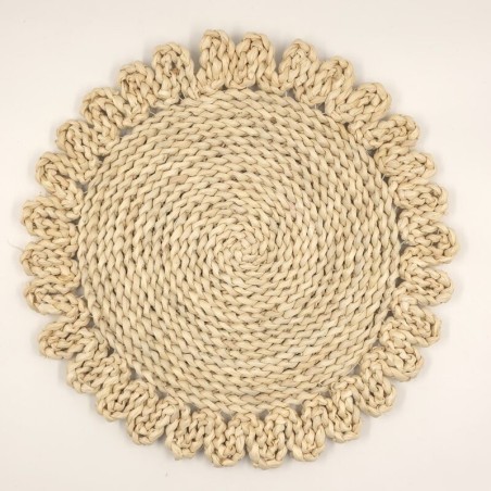 Plato de sitio fibra natural 38cm (EMC 32-7)