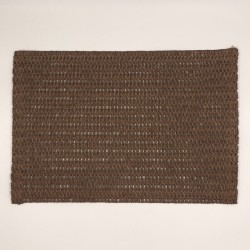 Plato de sitio fibra natural 30x45cm chocolate (EMC 32-10)