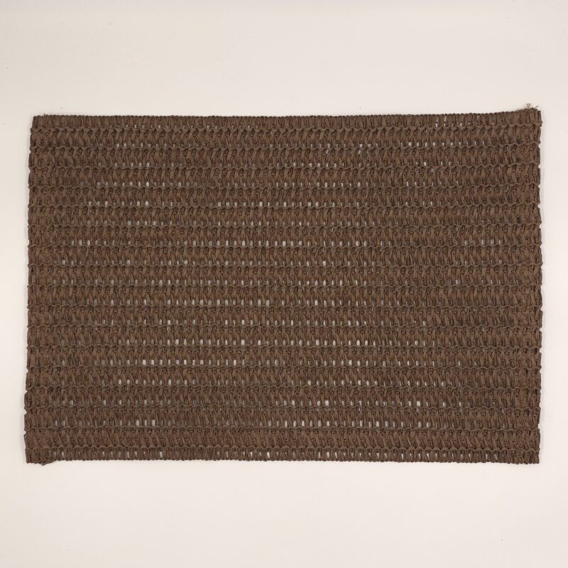 Plato de sitio fibra natural 30x45cm chocolate (EMC 32-10)