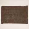 Plato de sitio fibra natural 30x45cm chocolate (EMC 32-10)